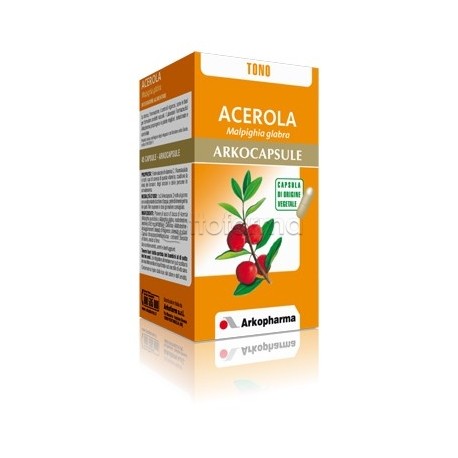 Arkocapsule Acerola Integratore Vitamina C Naturale 45 Capsule Arkocapsule Acerola Integratore Vitamina C Naturale 45 Capsule