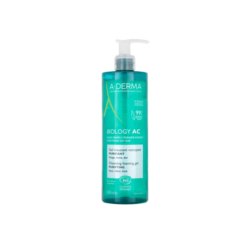 A-Derma Biology AC Gel Detergente Purificante Anti-imperfezioni 400ml A-Derma Biology AC Gel Detergente Purificante Anti-imperfezioni 400ml