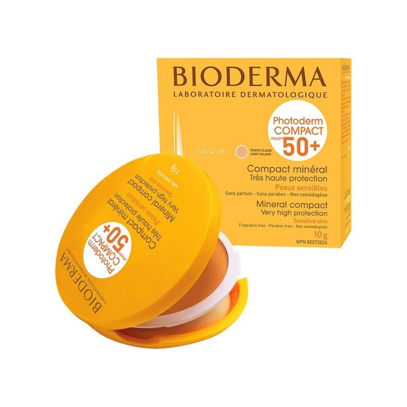 Photoderm Solari Compact Mineral Fondotinta Colorazione Chiara SPF50+ 10g Photoderm Solari Compact Mineral Fondotinta Colorazione Chiara SPF50+ 10g