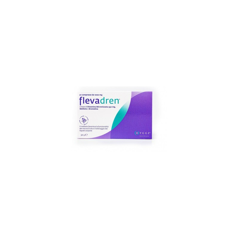 confezione Flevadren Integratore per Circolazione 30 Compresse confezione Flevadren Integratore per Circolazione 30 Compresse