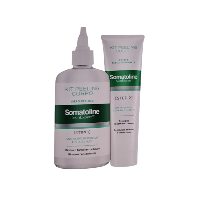 Somatoline Skin Expert Kit Peeling Corpo Siero 200ml e Crema 100ml