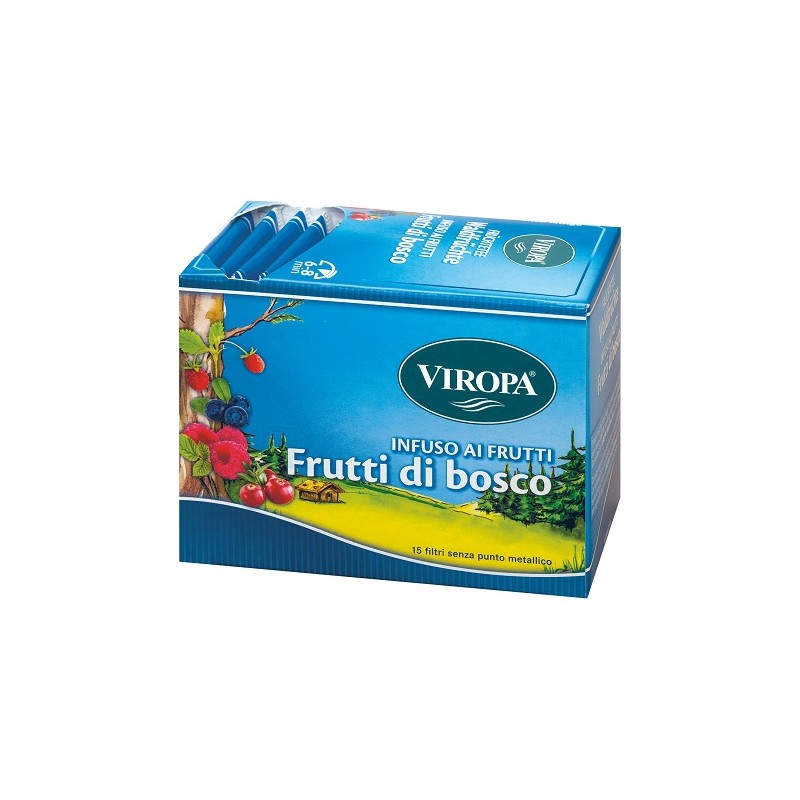 Viropa Infuso Ai Frutti Di Bosco Tisana Depurativa 15 Bustine