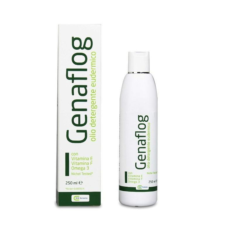 Genaflog Olio Detergente per Pelli Irritate 250ml Genaflog Olio Detergente per Pelli Irritate 250ml
