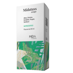 Midatuss Integratore per Gola e Vie Respiratorie 200ml Midatuss Integratore per Gola e Vie Respiratorie 200ml