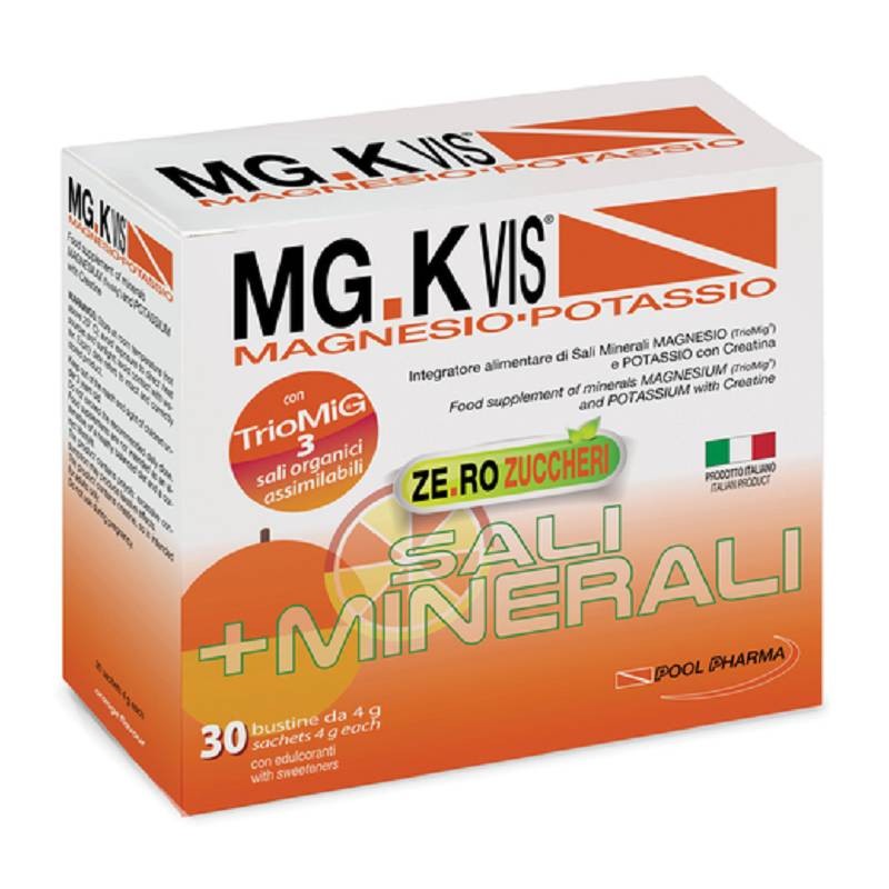 Mgk Vis Orange Zero Zuccheri Integratore per Stanchezza 30 Bustine