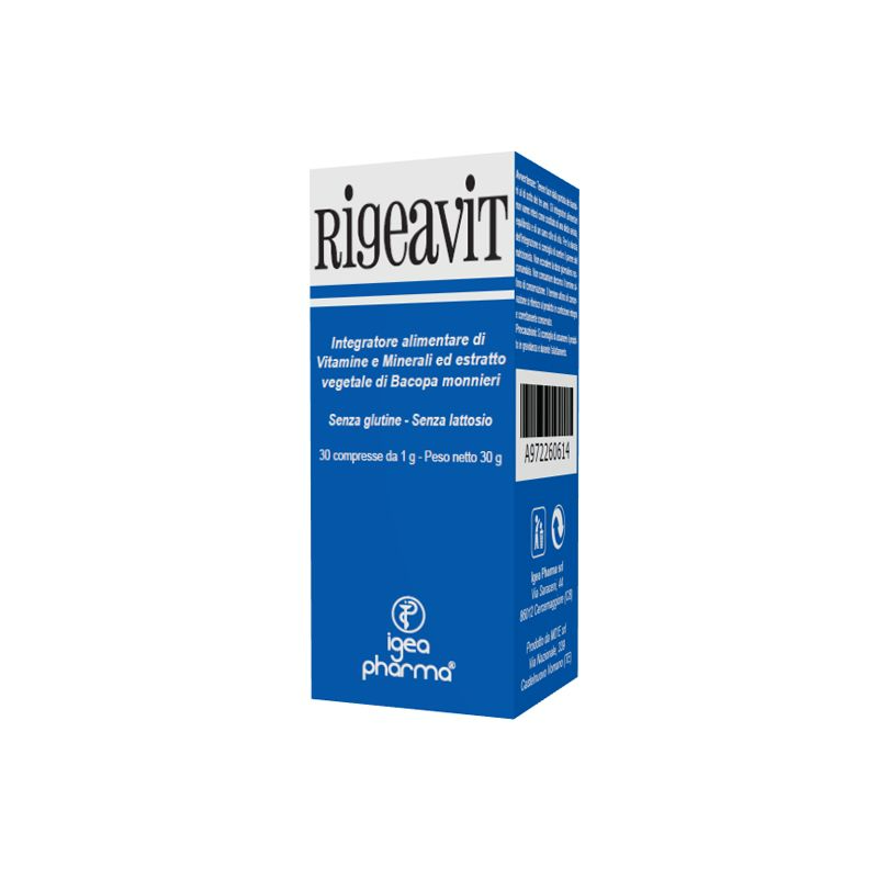 Rigeavit Integratore per Benessere Mentale 30 Compresse Rigeavit Integratore per Benessere Mentale 30 Compresse