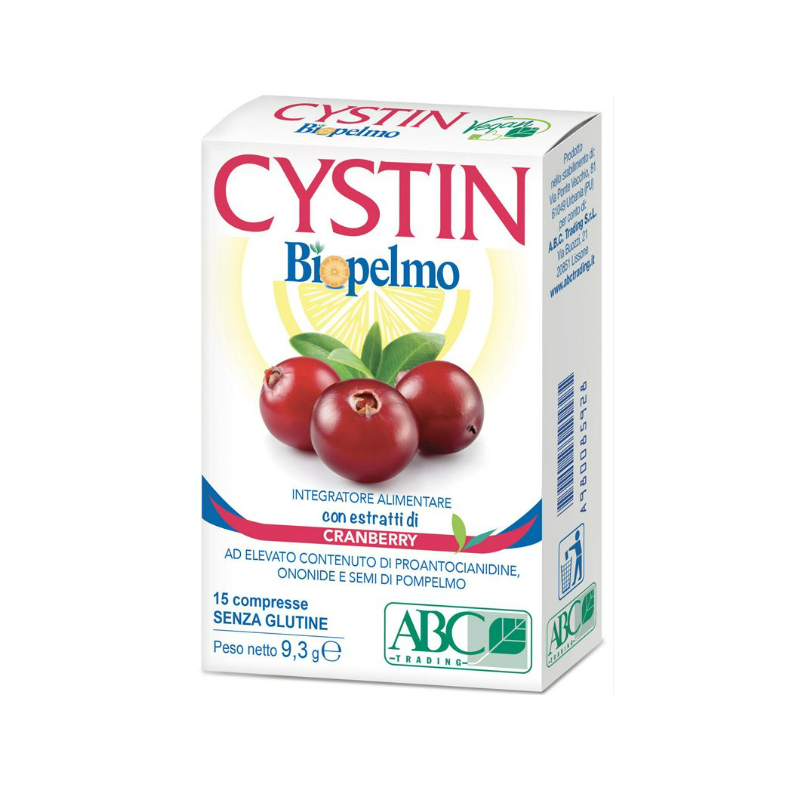 Biopelmo Cystin Integratore per Vie Urinarie 15 Compresse