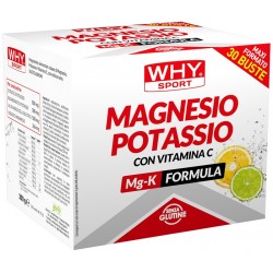 Why Sport Magnesio Potassio Integratore Energizzante 30 Buste Why Sport Magnesio Potassio Integratore Energizzante 30 Buste