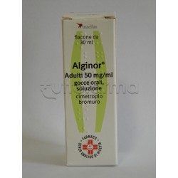 Alginor Adulti Gocce per Spasmi Dolorosi e Coliche 30 ml 50 mg/ml