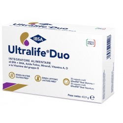 Ultralife Duo Integratore Ricostituente 30 Capsule Mamma + 30 Capsule Nascituro Ultralife Duo Integratore Ricostituente 30 Capsule Mamma + 30 Capsule Nascituro