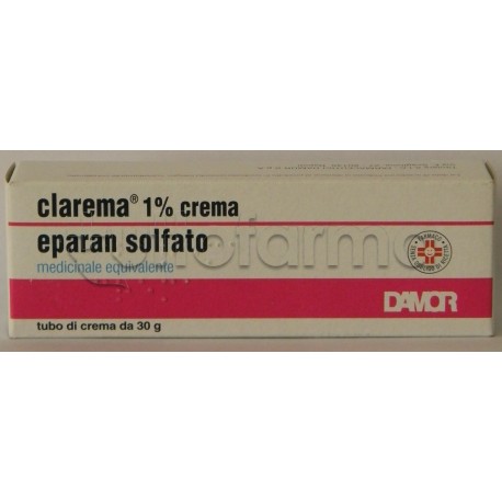 Scatola Clarema Crema 30 gr 1% per Lividi Ematomi e Flebiti