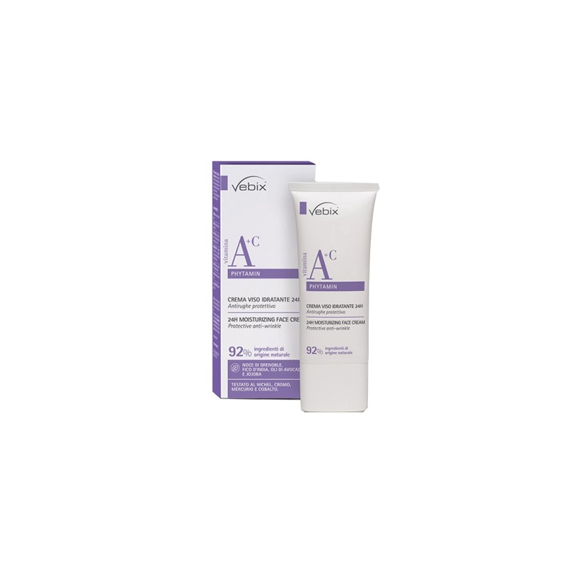Vebix Phytamin Crema Viso A+C Idratante Antirughe 50ml Vebix Phytamin Crema Viso A+C Idratante Antirughe 50ml