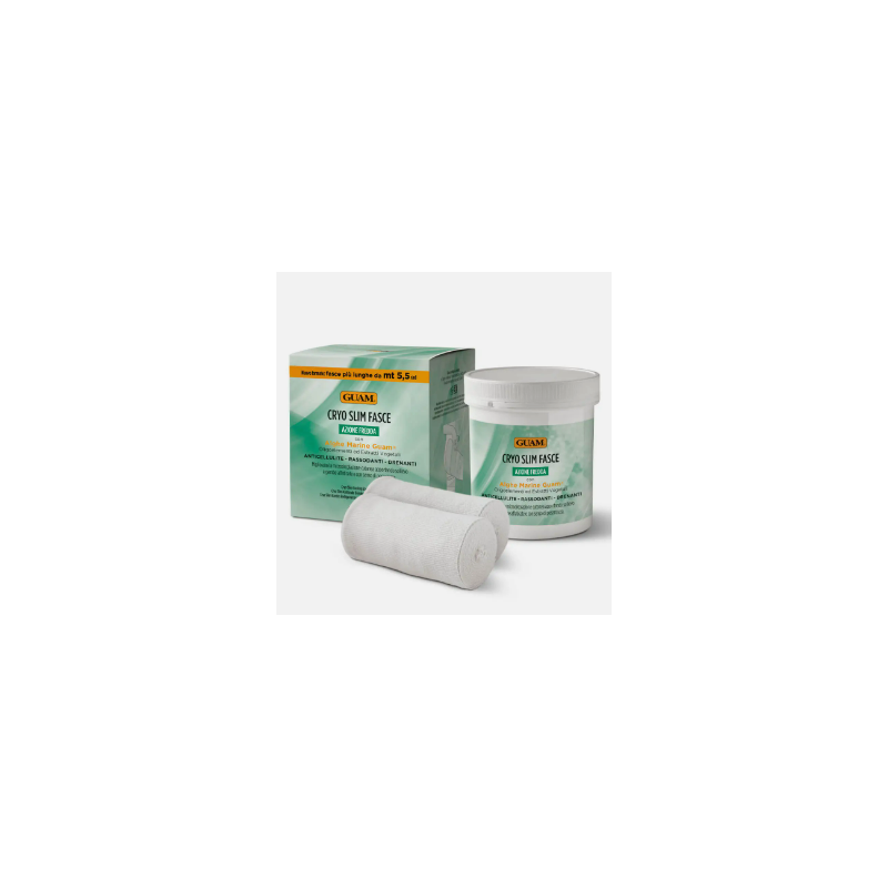 Guam Cryo Slim Anticellulite Fasce Drenanti e Rassodanti 2 Pezzi