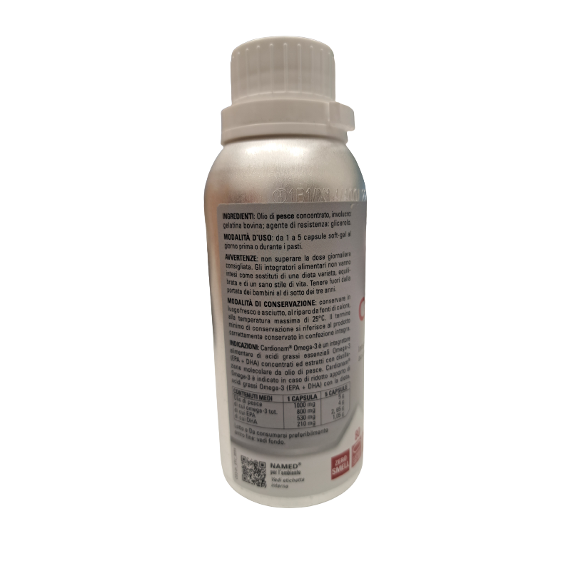 Named Cardionam Omega 3 Integratore per Cuore 80 Capsule Named Cardionam Omega 3 Integratore per Cuore 80 Capsule