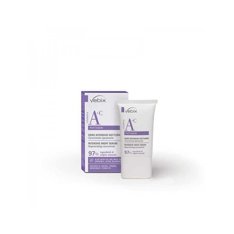 Vebix Phytamin Siero Intensivo Notturno Idratante e Rigenerante 30ml Vebix Phytamin Siero Intensivo Notturno Idratante e Rigenerante 30ml
