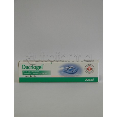 Dacriogel Gel Tubo 10 grammi 0,3% Idratante e Lubrificante