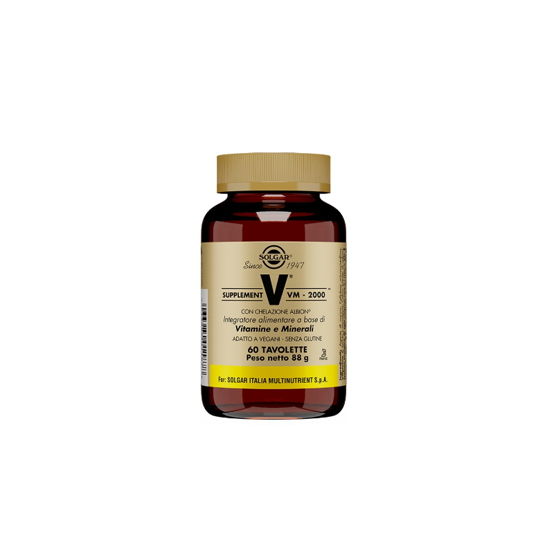 Solgar Supplement V VM 2000 Integratore Energetico 60 Tavolette