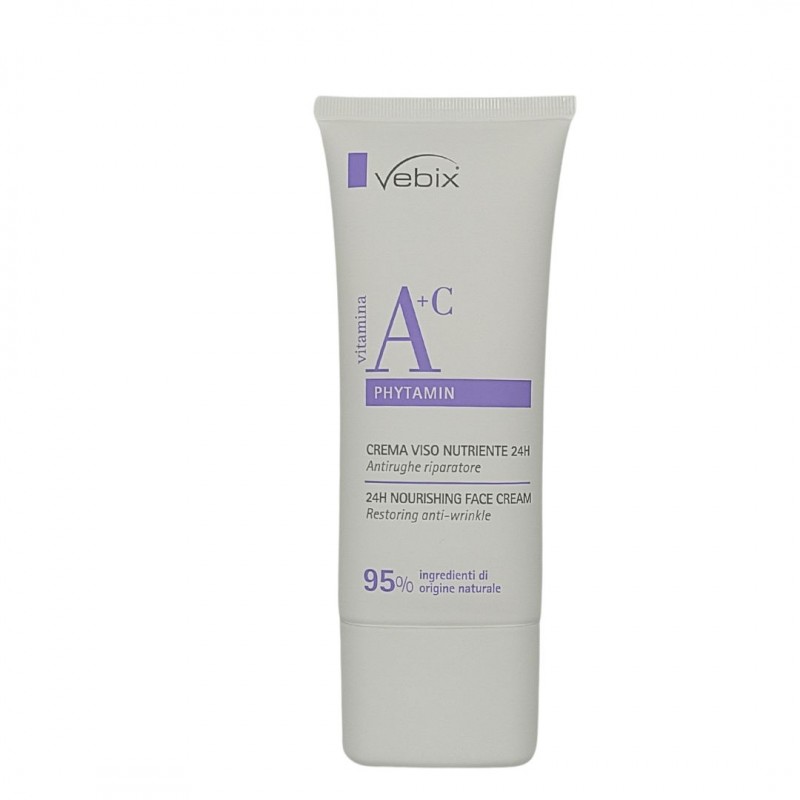 Vebix Phytamin Crema Viso A+C Nutriente Antirughe Riparatore 50ml Vebix Phytamin Crema Viso A+C Nutriente Antirughe Riparatore 50ml