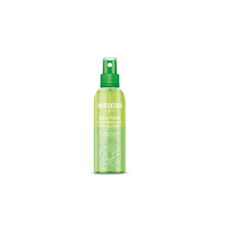 Weleda Skin Food Olio Secco Ultra Light per il Corpo e Viso 100ml Weleda Skin Food Olio Secco Ultra Light per il Corpo e Viso 100ml
