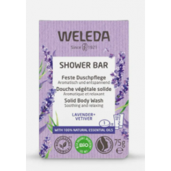 Weleda Shower Bar Saponetta Bagno Doccia Alla Lavanda e Vetiver 75grammi Weleda Shower Bar Saponetta Bagno Doccia Alla Lavanda e Vetiver 75grammi