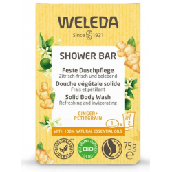 Weleda Shower Bar Saponetta Bagno Doccia Zenzero e Petitgrain 75grammi Weleda Shower Bar Saponetta Bagno Doccia Zenzero e Petitgrain 75grammi