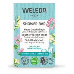 Weleda Shower Bar Saponetta Bagno Doccia Al Geranio e Litsea Cubeba 75grammi