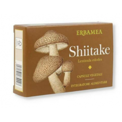 Erbamea Shitake Integratore per Fegato 24 Capsule Erbamea Shitake Integratore per Fegato 24 Capsule