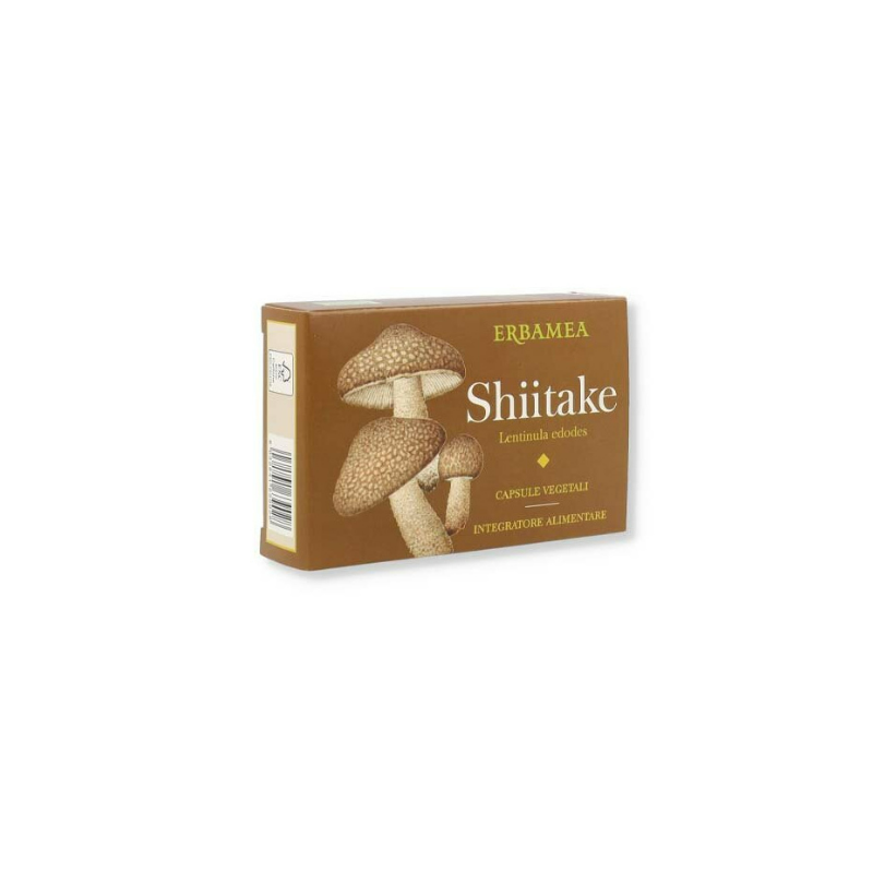 Erbamea Shitake Integratore per Fegato 24 Capsule Erbamea Shitake Integratore per Fegato 24 Capsule