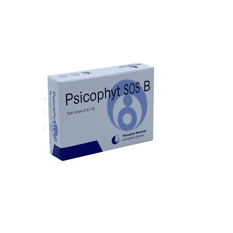 Biogroup Psicophyt Remedy 24 SOS B Rimedio Tonico per Stress 4 Tubi di Globuli