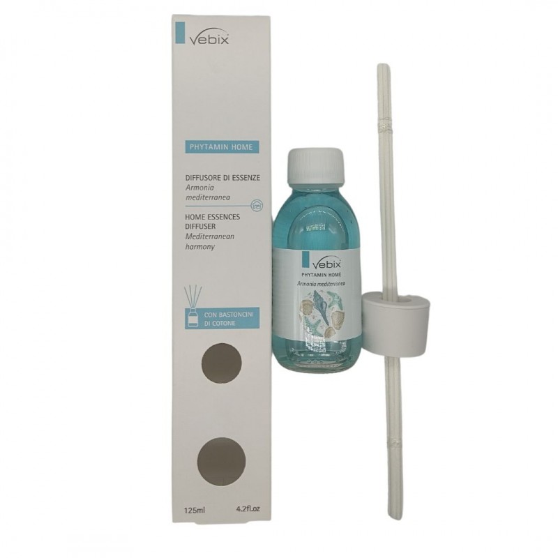 Vebix Phitamin Home Diffusore di Essenze Mediterranee 125ml Vebix Phitamin Home Diffusore di Essenze Mediterranee 125ml