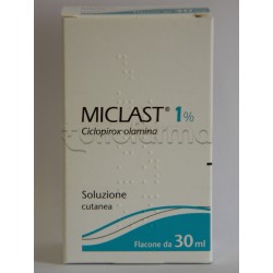 Miclast Soluzione Cutanea Antimicotica per Funghi Flacone 30 ml 1%