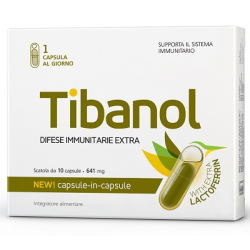 Tibanol Integratore per Difese Immunitarie 10 Capsule Tibanol Integratore per Difese Immunitarie 10 Capsule
