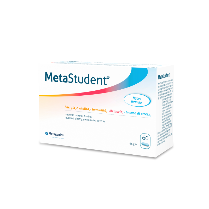 Metagenics Metastudent Integratore per Memoria e Concentrazione 60 Compresse in blister contenuto in una scatola