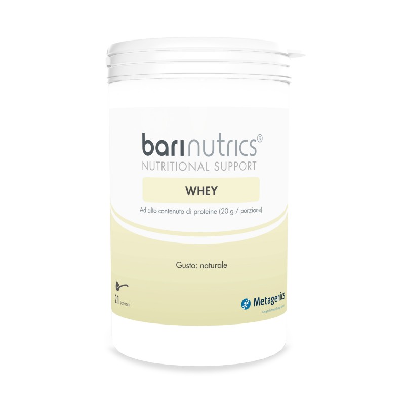 Metagenics Barinutrics Whey Integratore per Massa Muscolare 21 Porzioni