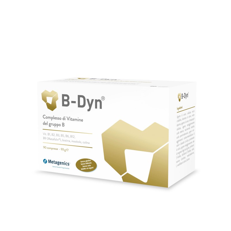 Metagenics B-Dyn Integratore di Vitamina B 90 Compresse in blister contenuto in una scatola