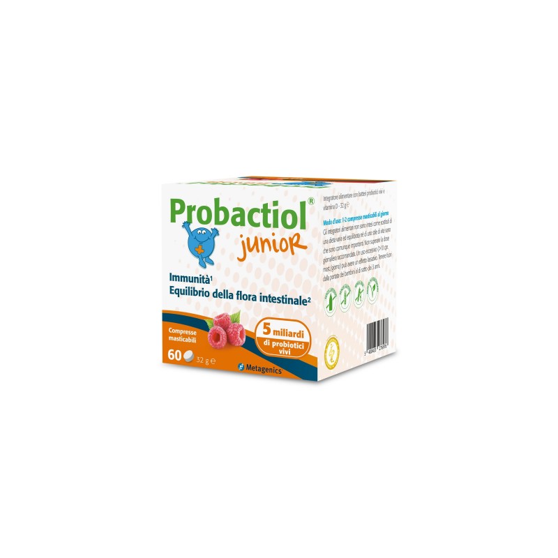 Probactiol Junior 56 Compresse Masticabili in blister contenuto in una scatola