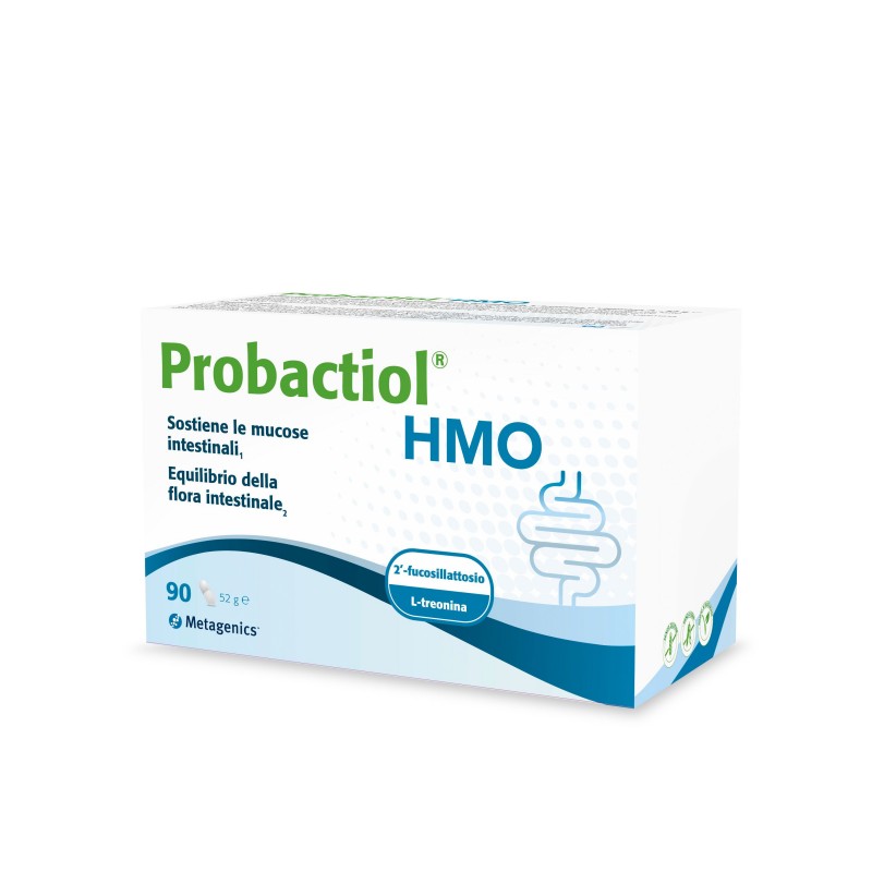 Metagenics Probactiol HMO Integratore per Flora Intestinale 90 Capsule in blister contenuto in una scatola
