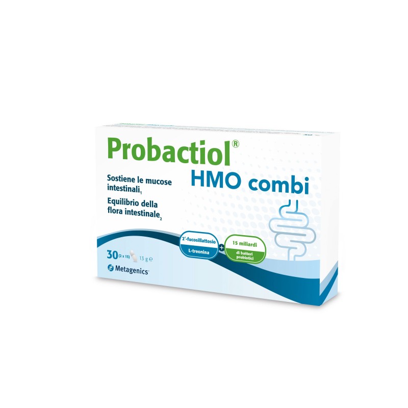 Probactiol HMO Combi Fermenti Lattici per Intestino 30 Capsule in blister contenuto in una scatola
