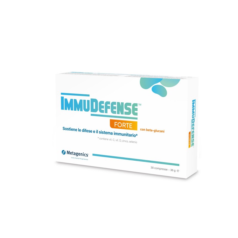 Metagenics Immudefense Forte Integratore per Difese Immunitarie 30 Compresse in blister contenuto in una scatola Metagenics Immudefense Forte Integratore per Difese Immunitarie 30 Compresse in blister contenuto in una scatola