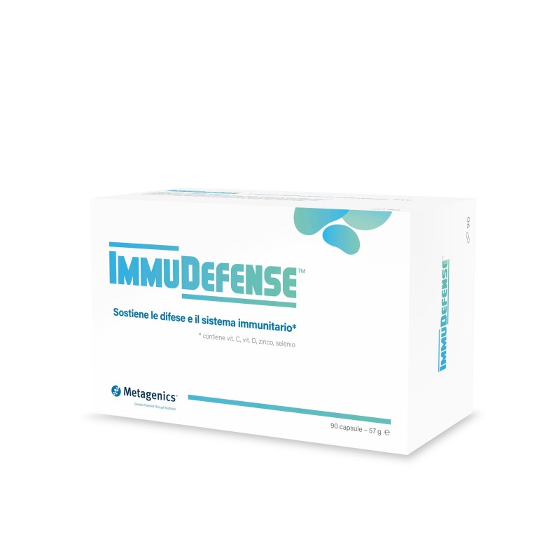 Metagenics Immudefense Integratore per Difese Immunitarie 90 Capsule in blister contenuto in una scatola Metagenics Immudefense Integratore per Difese Immunitarie 90 Capsule in blister contenuto in una scatola