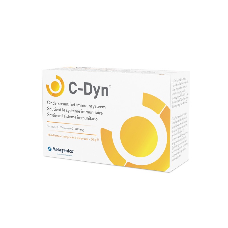 Metagenics C-Dyn Integratore per Sistema Immunitario 45 Compresse in blister contenuto in una scatola