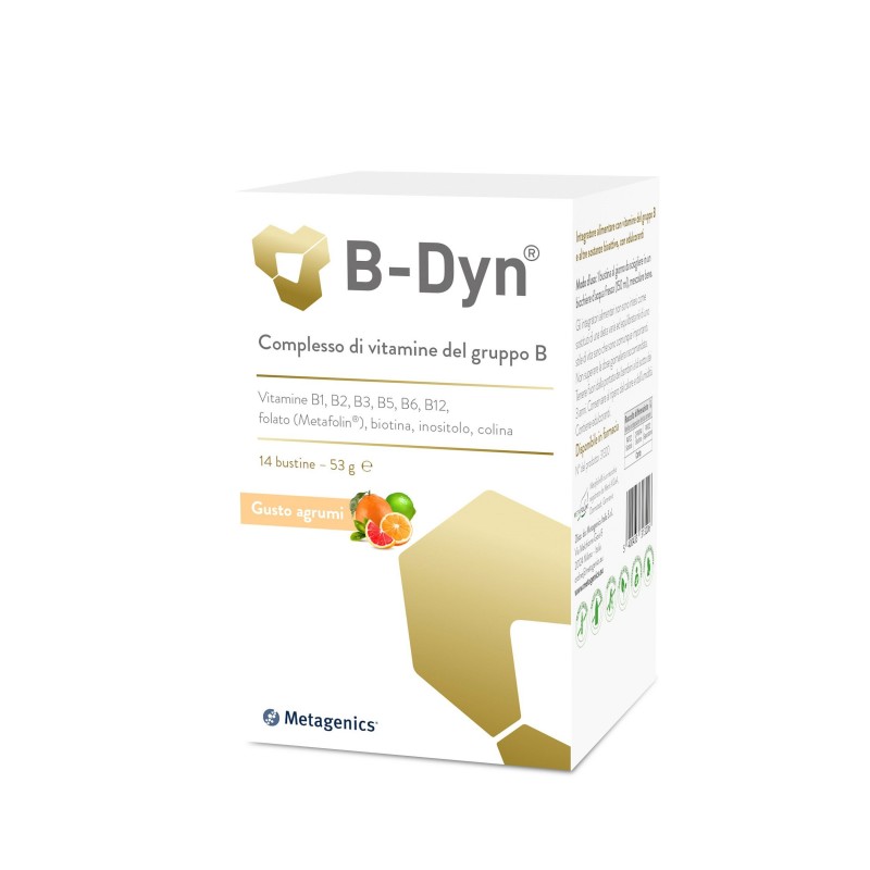 Metagenics B-Dyn Integratore di Vitamina B 14 Bustine Metagenics B-Dyn Integratore di Vitamina B 14 Bustine