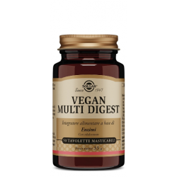 Solgar Vegan Multi Digest Integratore di Enzimi 50 Tavolette Solgar Vegan Multi Digest Integratore di Enzimi 50 Tavolette