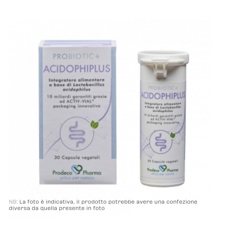 Probiotic+ Acidophiplus Integratore Fermenti Lattici 30 Capsule