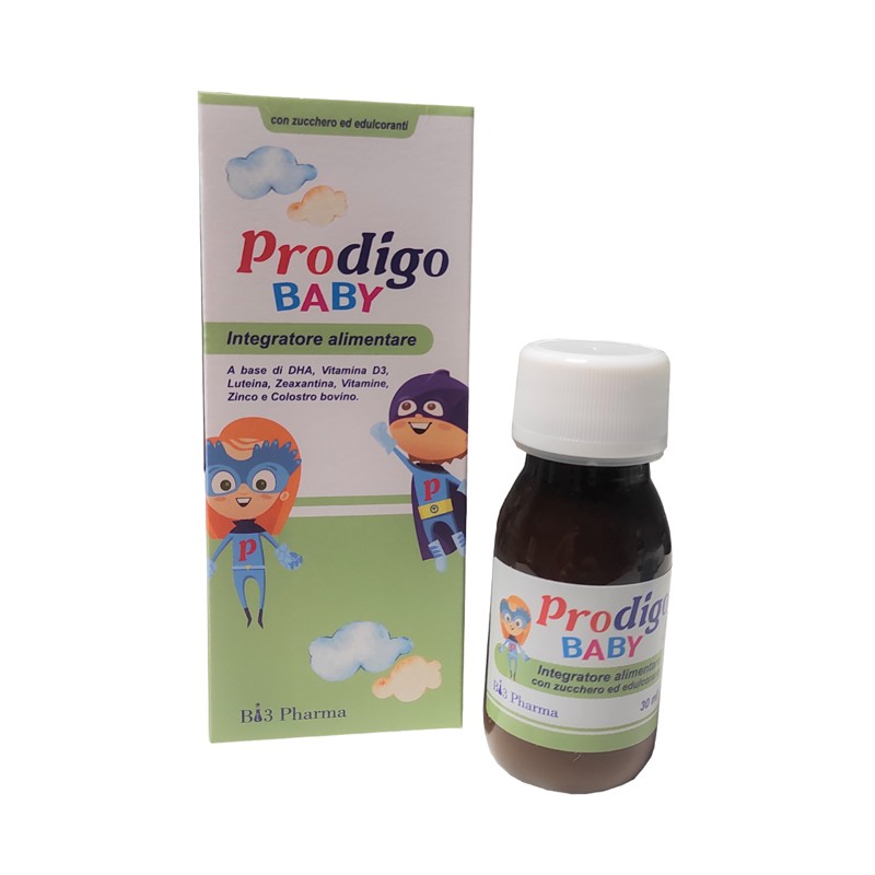 Prodigo Baby Integratore per Difese Immunitarie per Bambini 30ml Prodigo Baby Integratore per Difese Immunitarie per Bambini 30ml