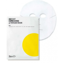 Face D Maschera Doposole Lenitiva Idratante Rinfrescante 1 Pezzo Face D Maschera Doposole Lenitiva Idratante Rinfrescante 1 Pezzo