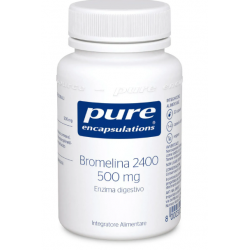 Pure Encapsulations Bromelina Integratore per Digestione 30 Capsule