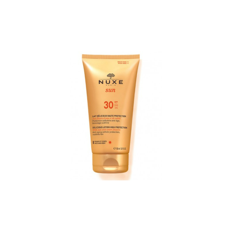 Nuxe Sun SPF 30 Latte Protezione Solare Anti-Età per Corpo 150ml Nuxe Sun SPF 30 Latte Protezione Solare Anti-Età per Corpo 150ml