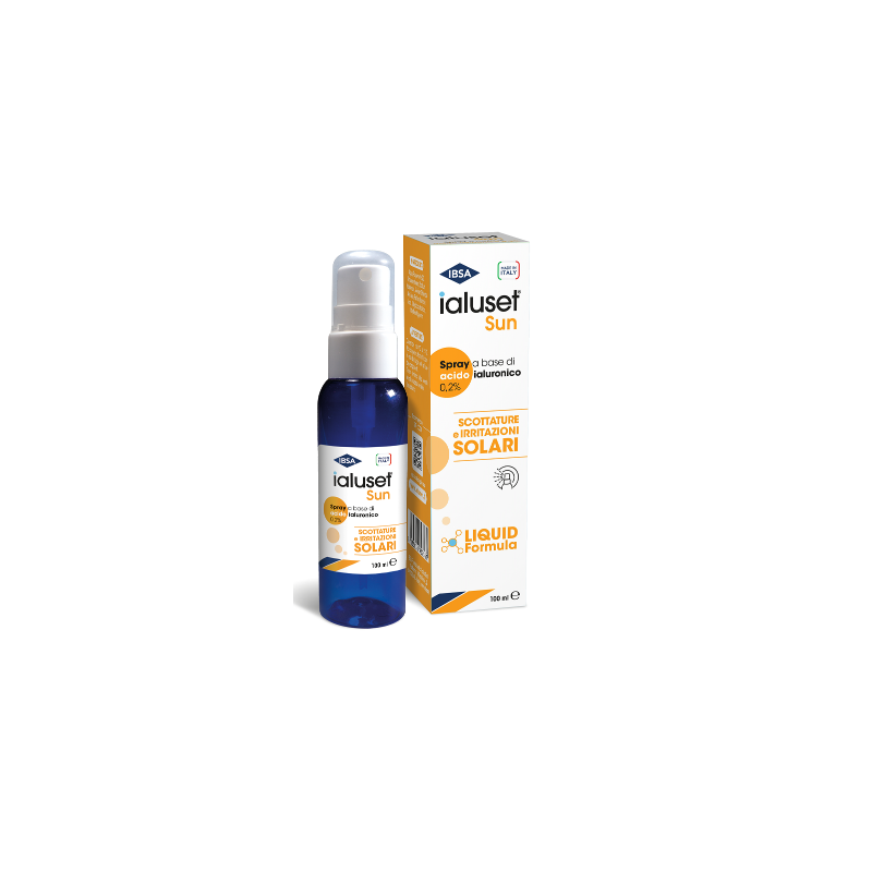Ialuset Sun Spray Acido Ialuronico per Scottature e Irritazioni 100ml Ialuset Sun Spray Acido Ialuronico per Scottature e Irritazioni 100ml
