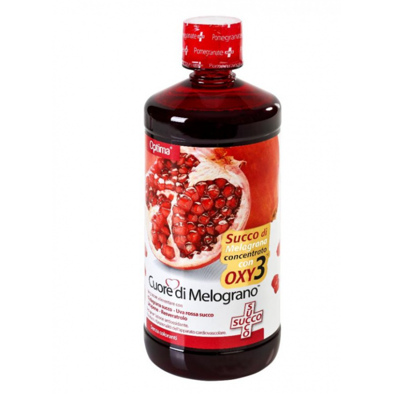 Cuore Di Melograno Succo Con Oxy3 Integratore Ricostituente Antiossidante 1l